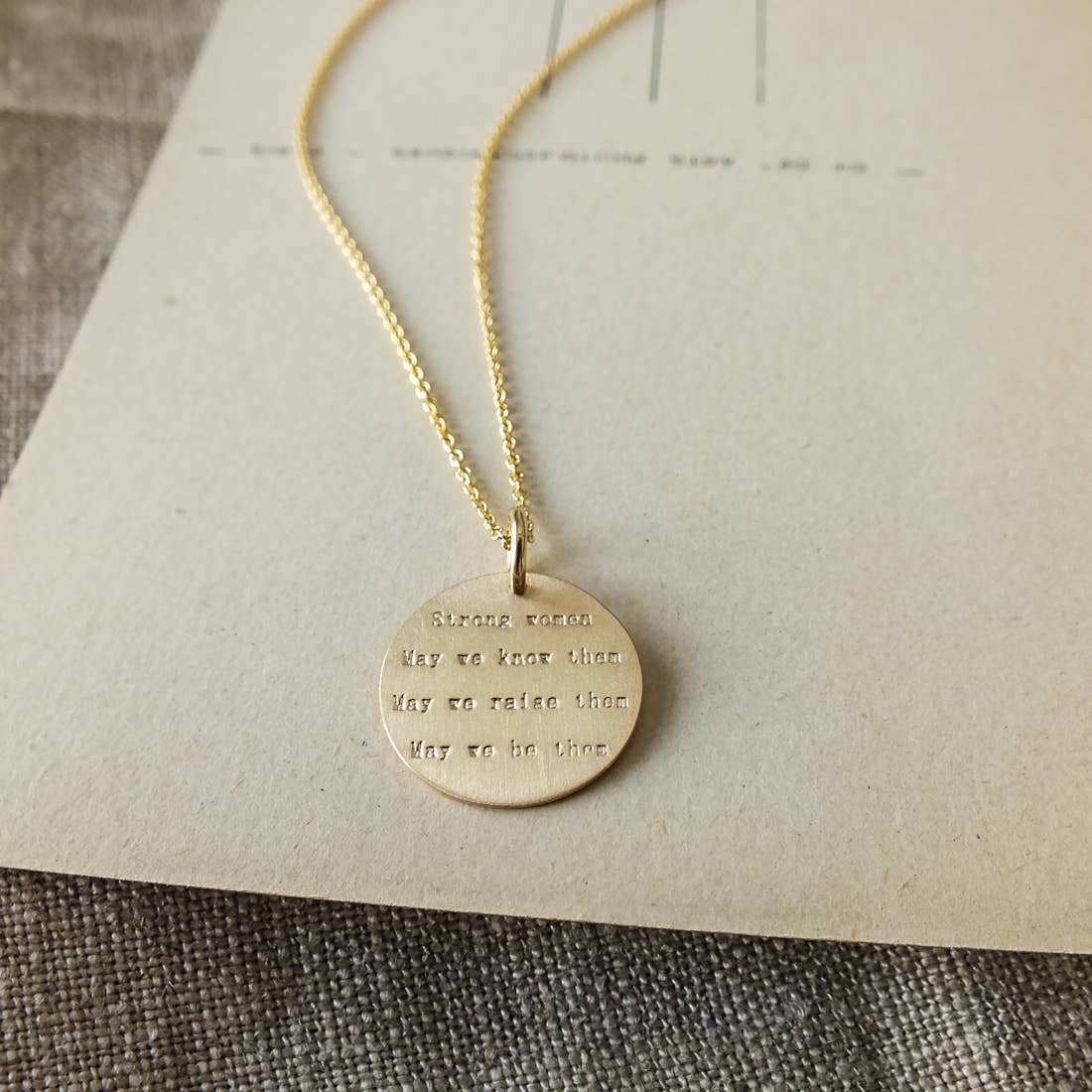 Strong Women Necklace