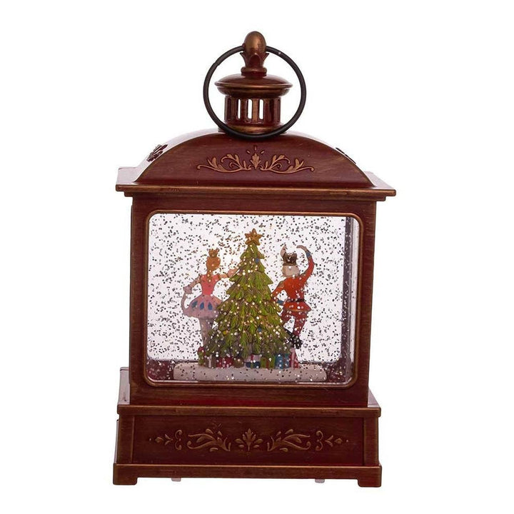 8"B/O LIT NUTCRACKER SWRL WATR LANTERN