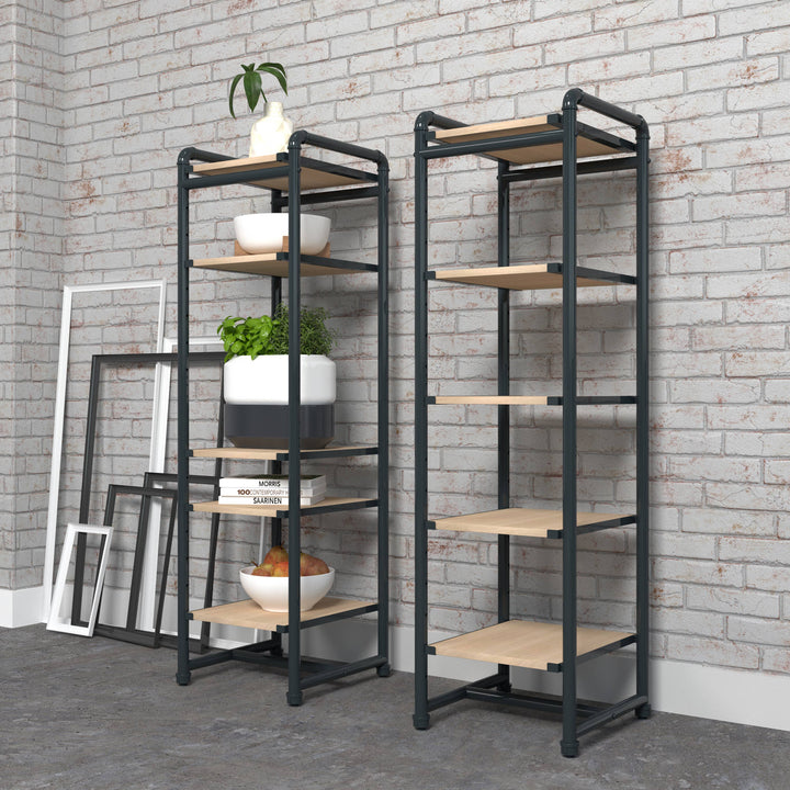 Pipeline Etagere Retail Display Tower - Grey Frame