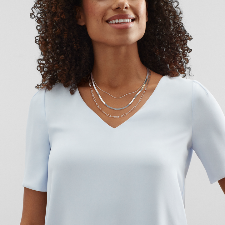'Power of Three' Sterling Silver Necklace