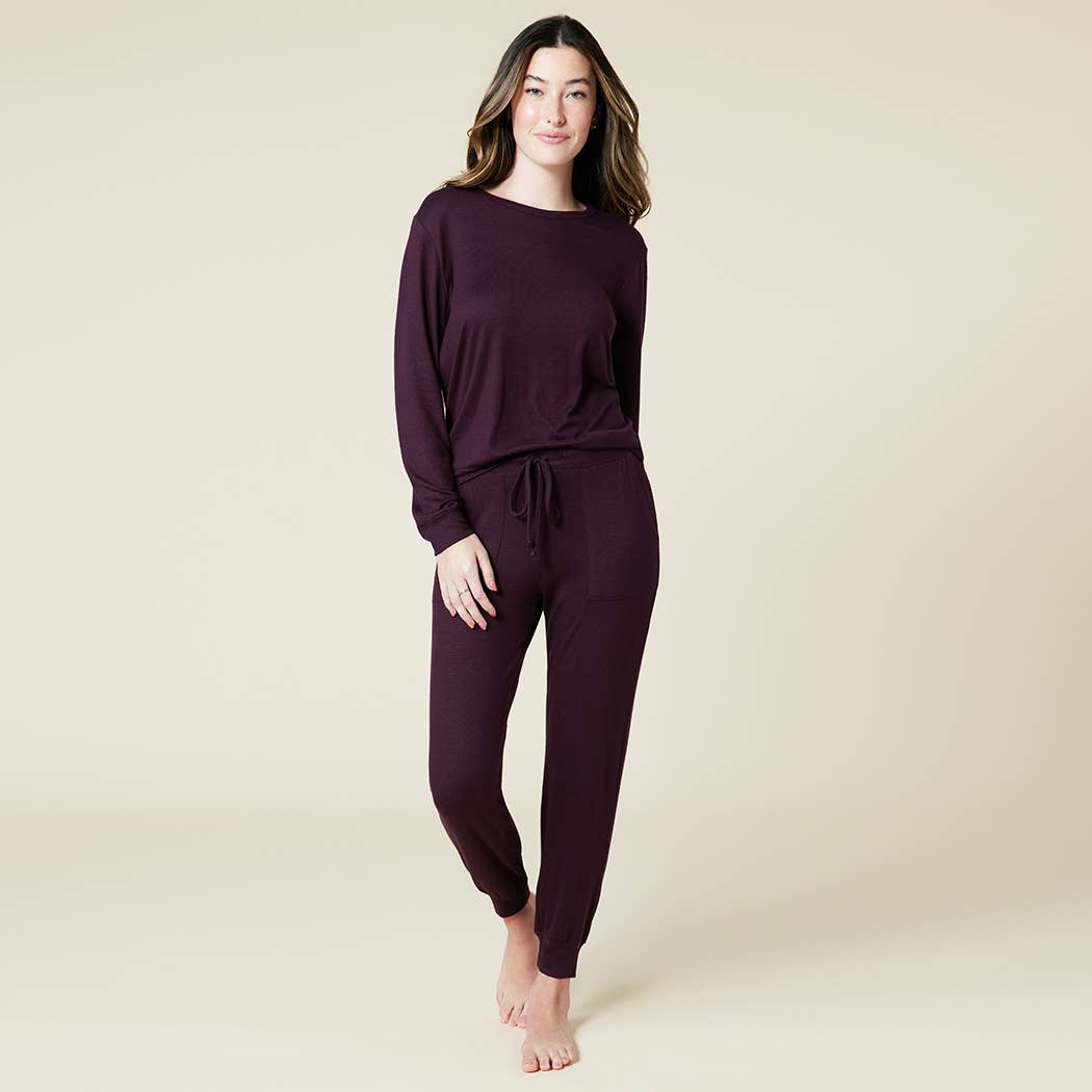 Dream Jersey Crew Neck Lounge Set - Oprah's Fave