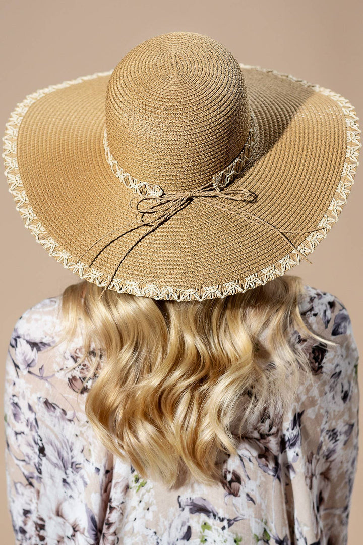 Wide Brim Floppy Straw Hat