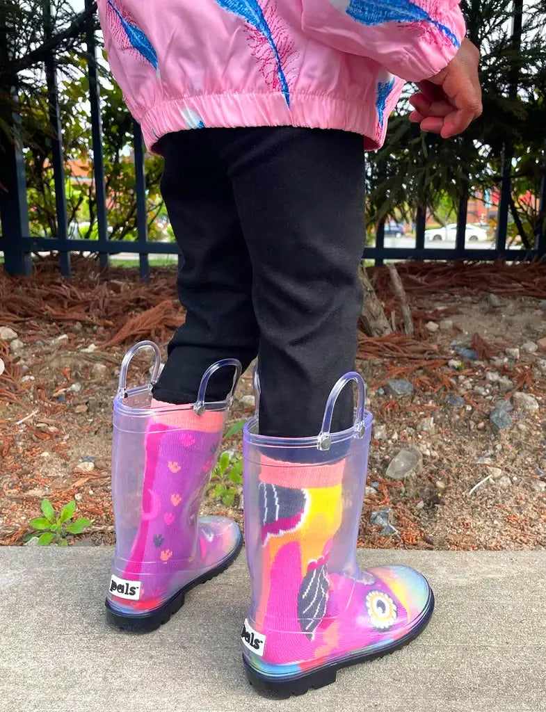 PEEK-A-BOOTS! See-Thru Rain Boots for Kids