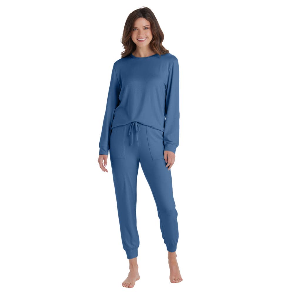 Dream Jersey Crew Neck Lounge Set - Oprah's Fave