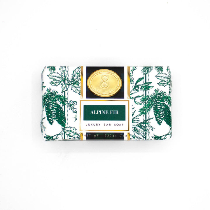 Alpine Fir Woodland Wrapped Bar Soap, 7oz