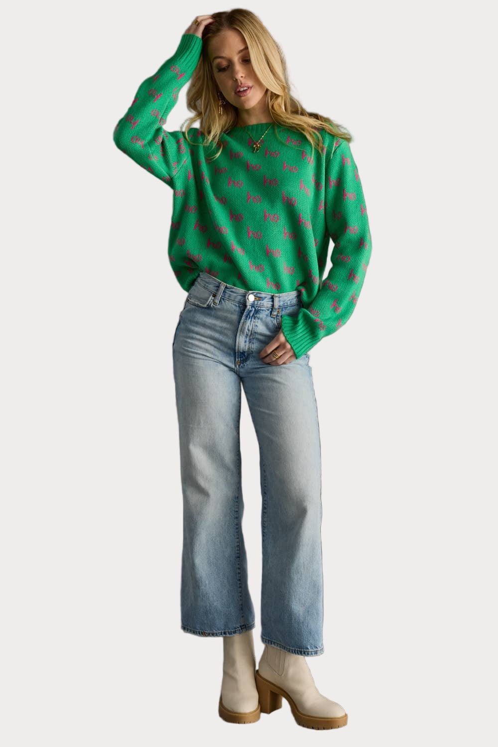 Ho Ho Ho Holiday Sweater