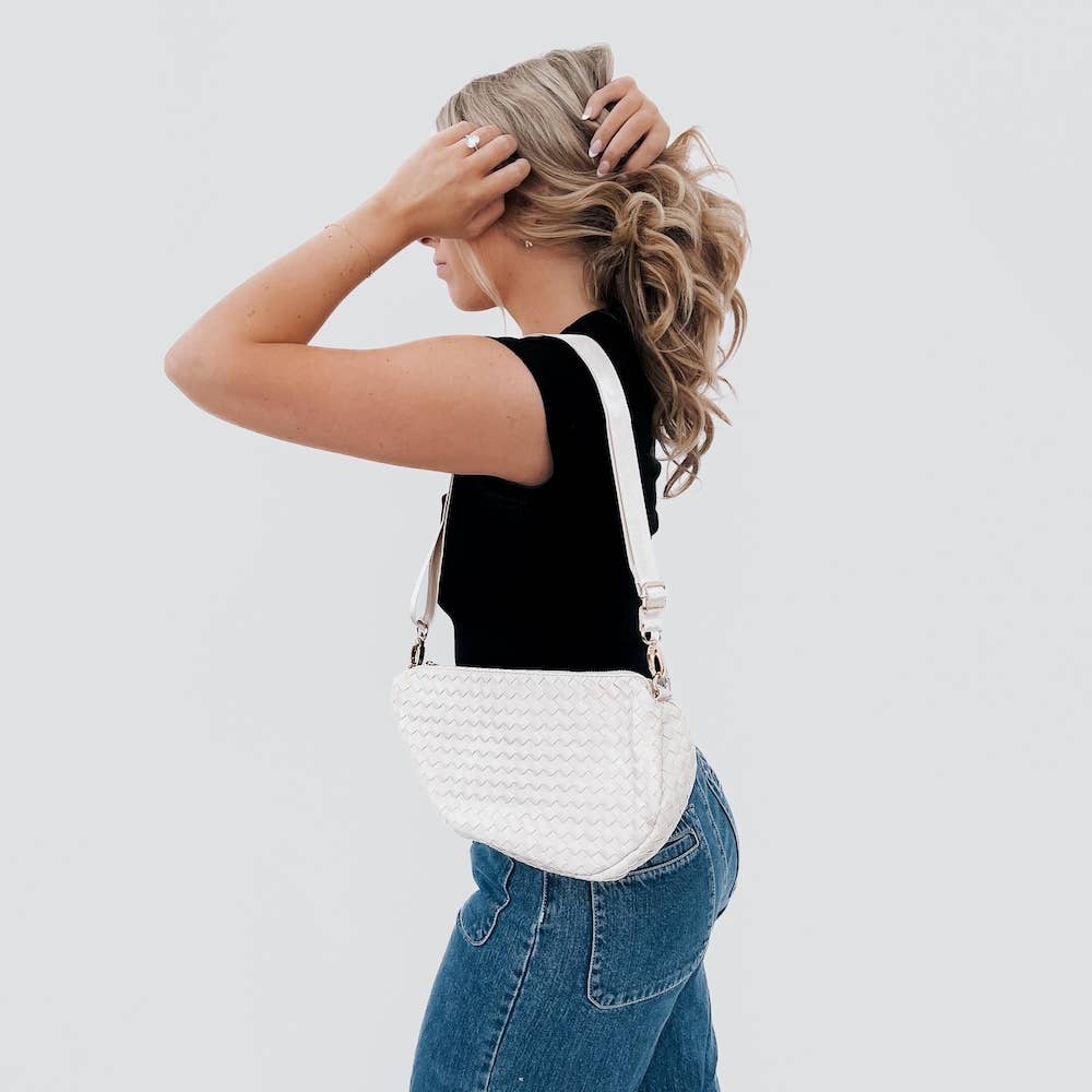 Romee Woven Saddle Bag