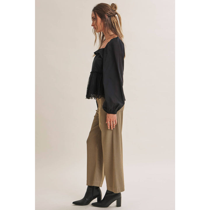 The Avery Pinstripe Ankle Pants