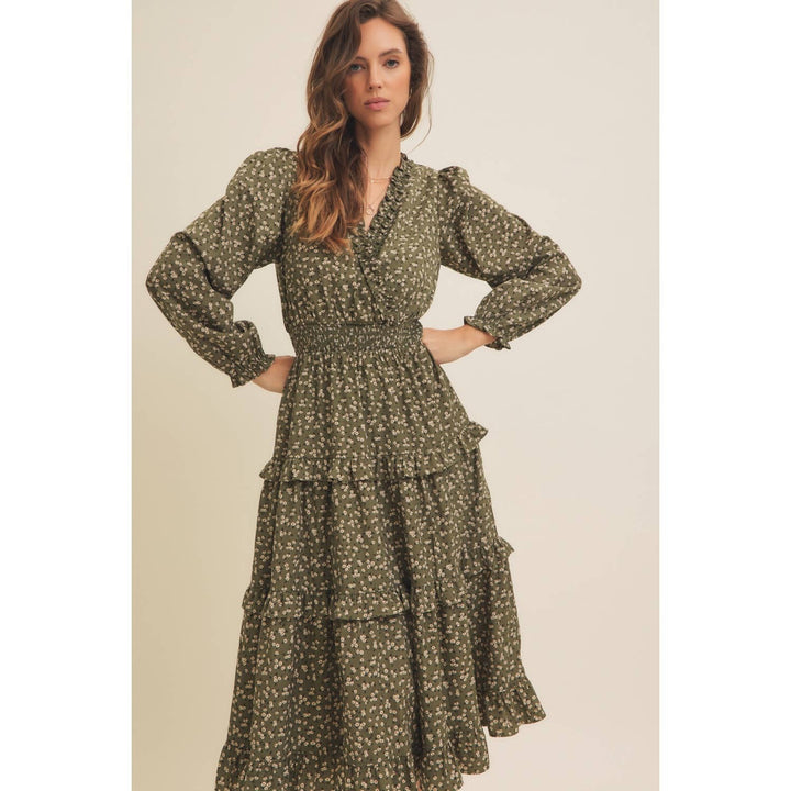 Ditsy Floral Midi Dress