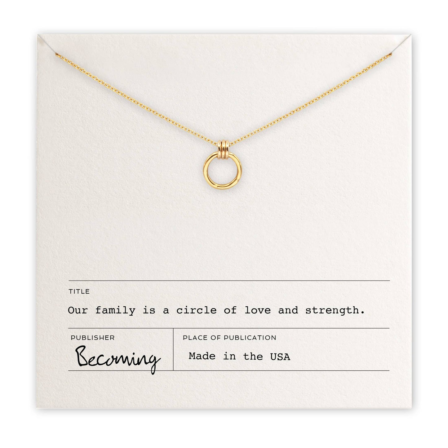 Family Circle Necklace