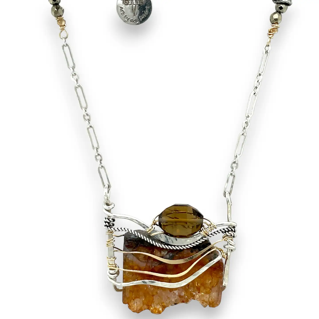 Honey Hessonite Necklace 81218N