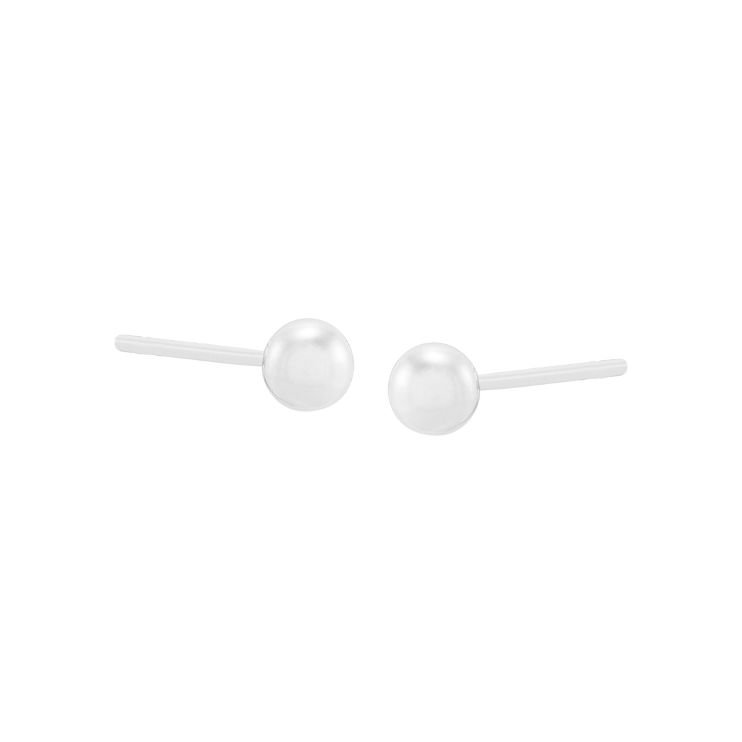 Silpada 'Having a Ball 5 mm Stud Earrings' in Sterling Silver