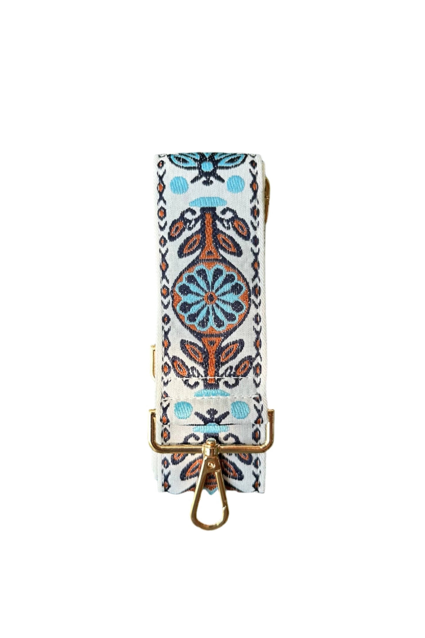 Boho Floral Pattern Adjustable Guitar Strap