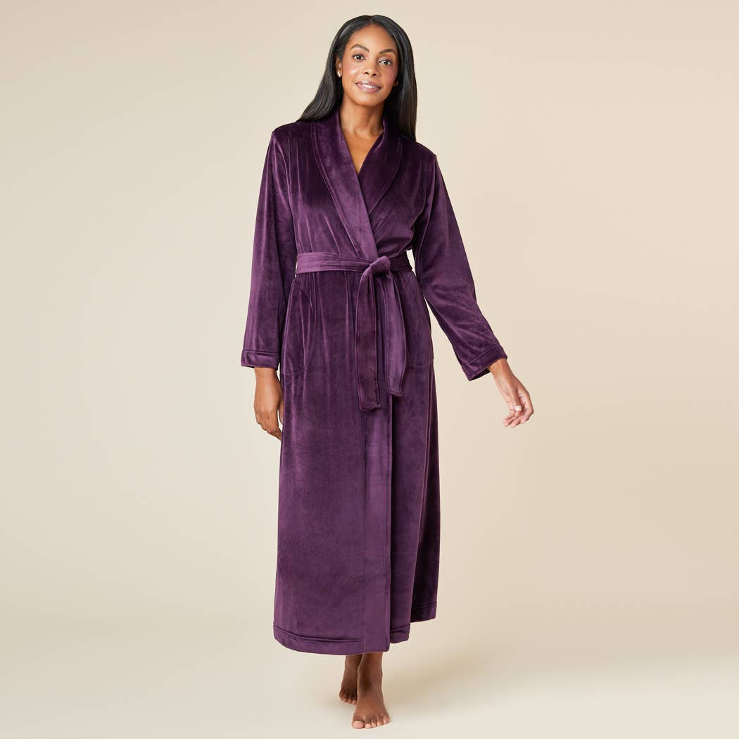 Serenity Shear Mink Wrap Robe