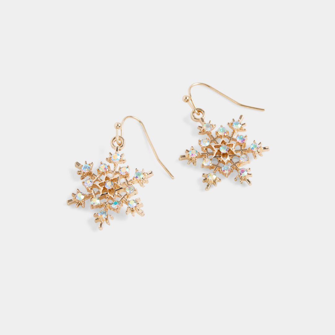 Shimmering Snowflake - Gold-Christmas