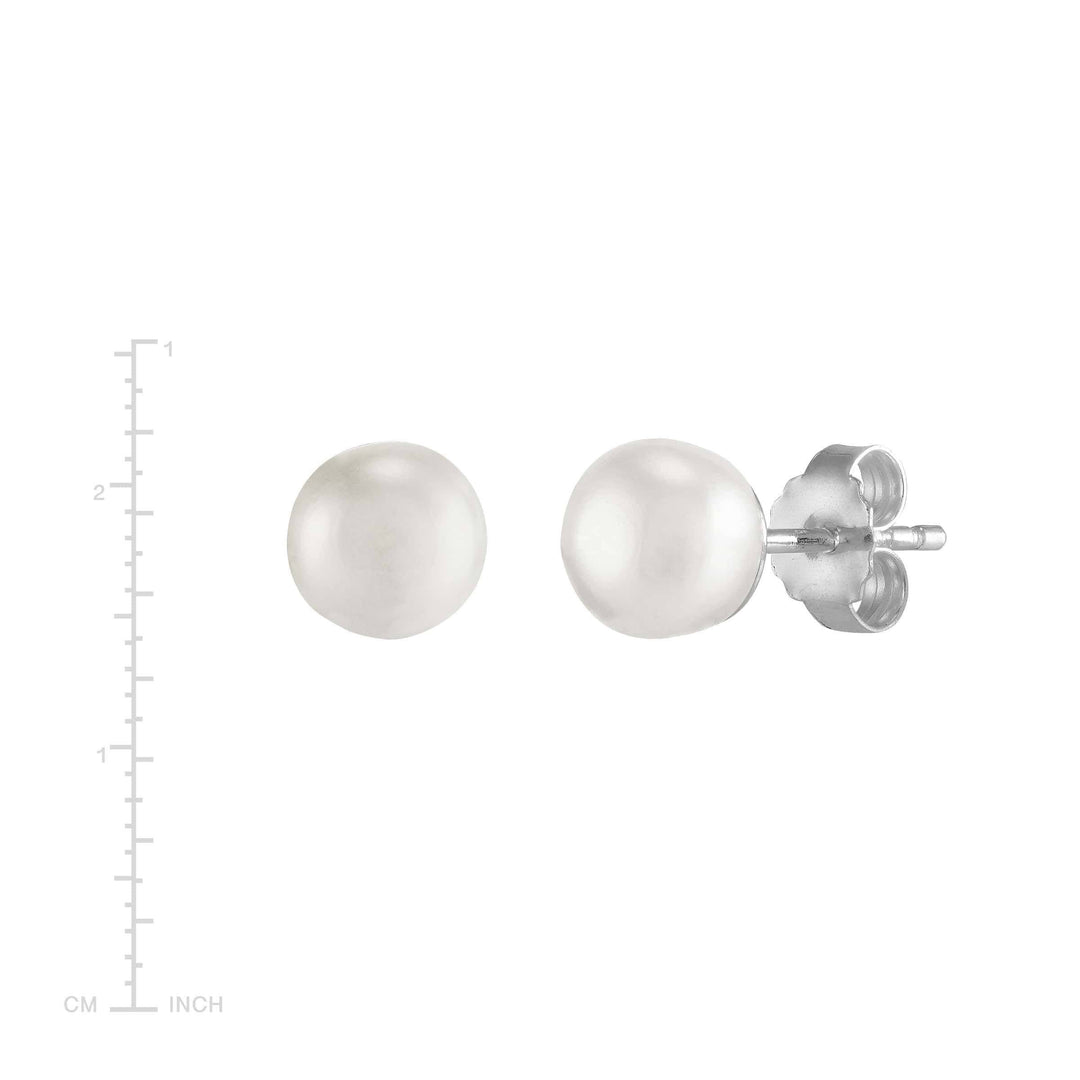 Silpada Freshwater Pearl & Sterling Silver Studs