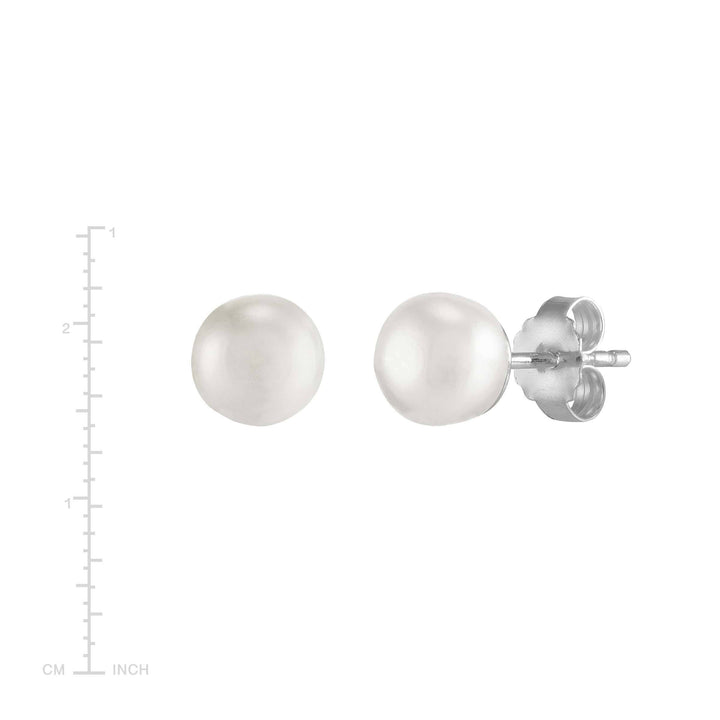Silpada Freshwater Pearl & Sterling Silver Studs