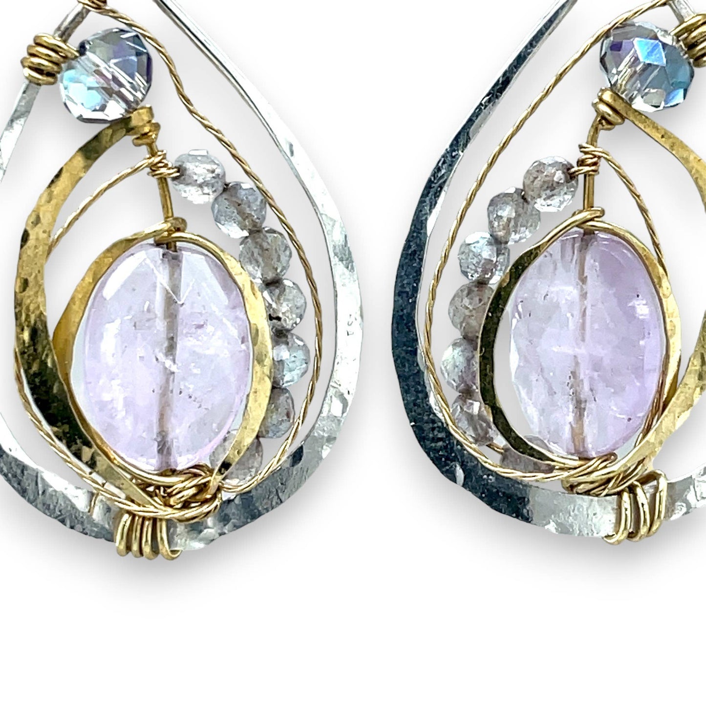 Lilac Amethyst Drop Earrings