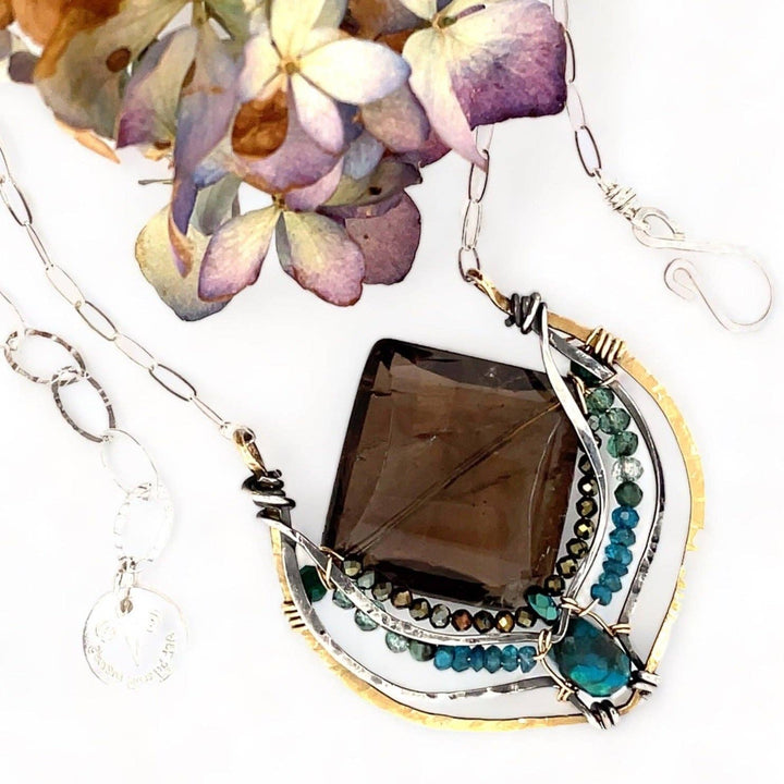 Smokey Quartz Necklace  80125N