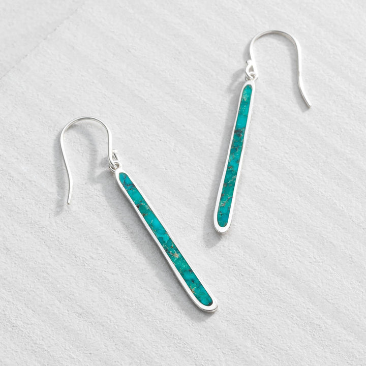 'Turquoise Drop' Compressed Turquoise Drop