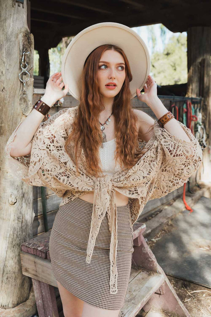 Crochet Floral Petal Wrap