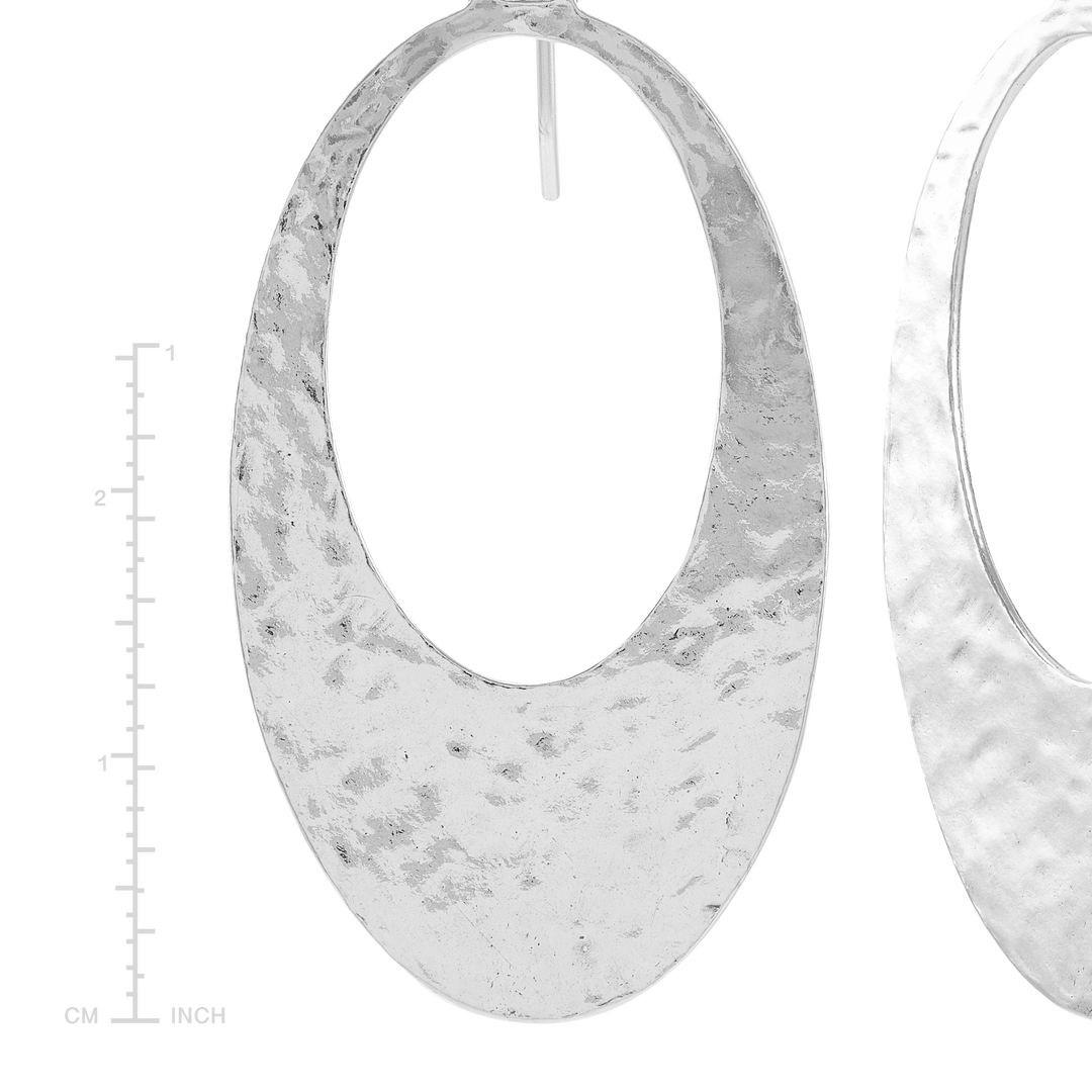 'Raveling' Sterling Silver Drop Earrings
