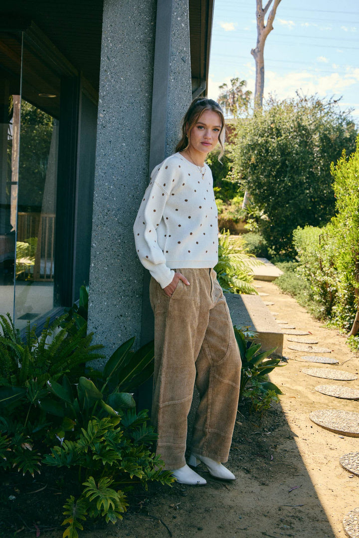 The Margot Polka Dot Sweater