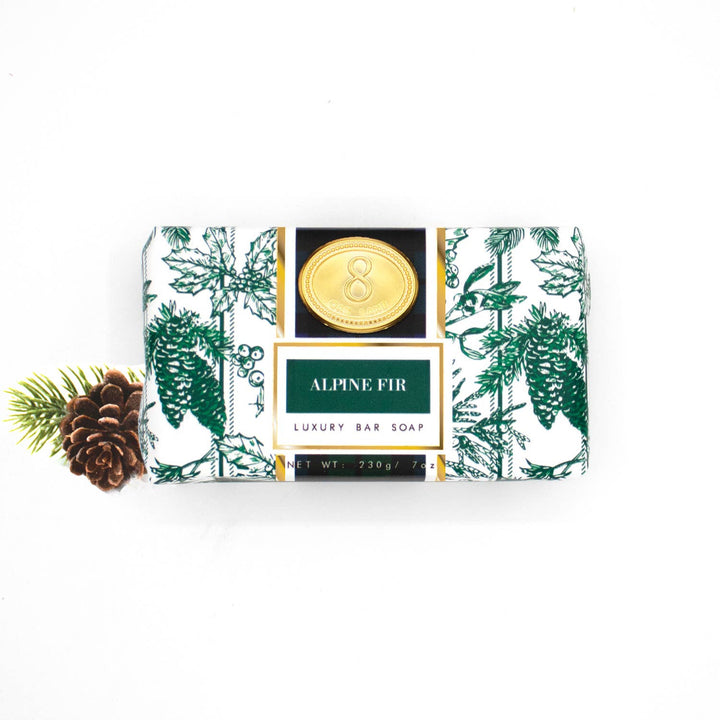 Alpine Fir Woodland Wrapped Bar Soap, 7oz