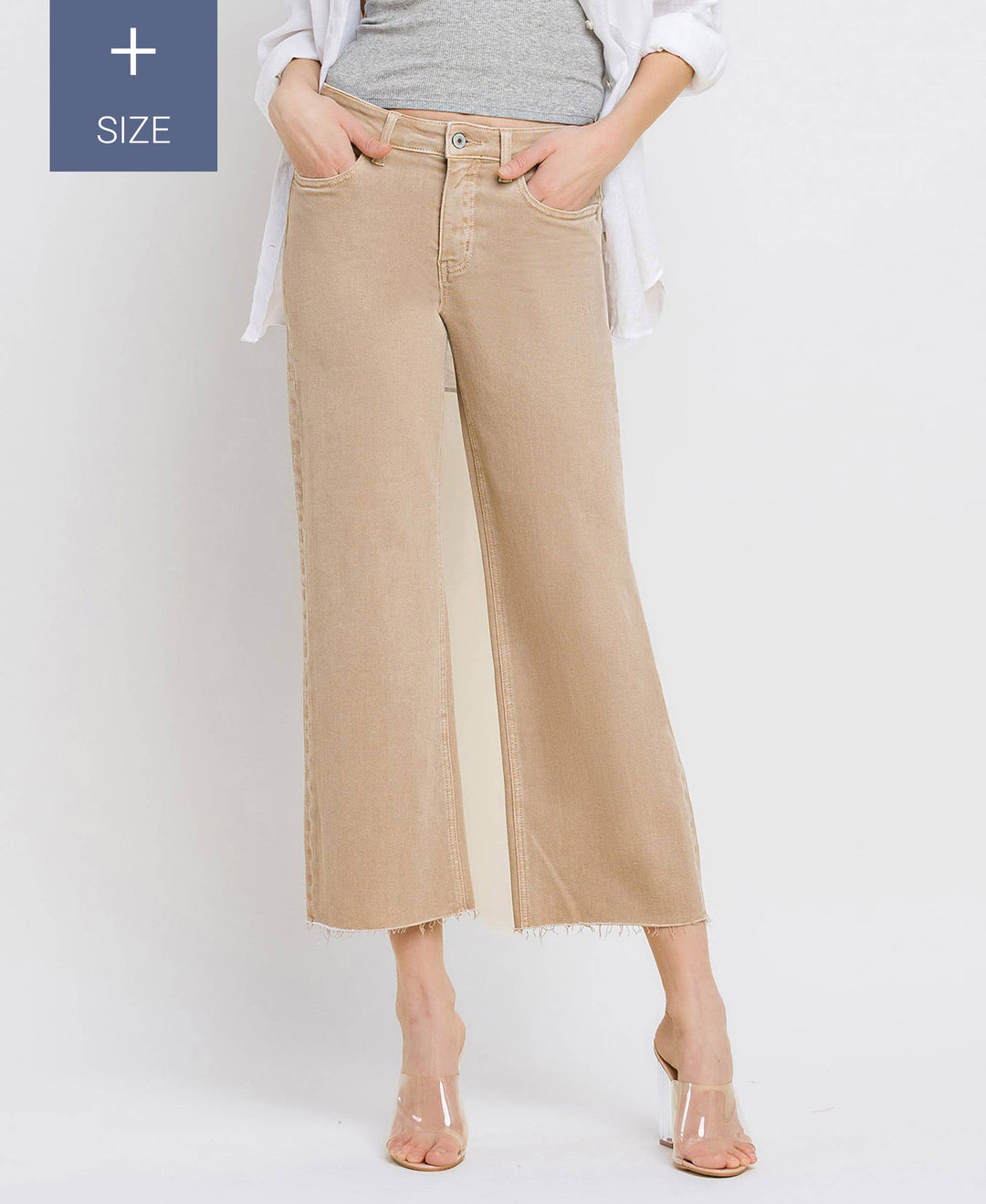 Olivia Wide Leg Jeans | Plus