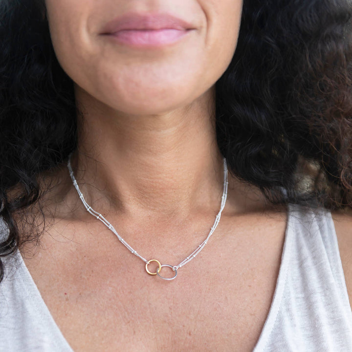 Silpada 'Pagosa' Circle Linking Necklace