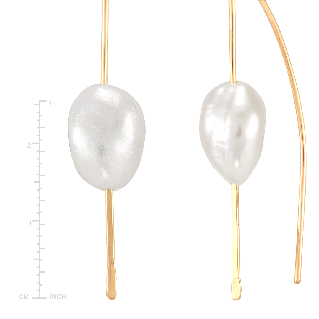 'Staying Close' 14K Gold-Plated Silver FWP Earrings