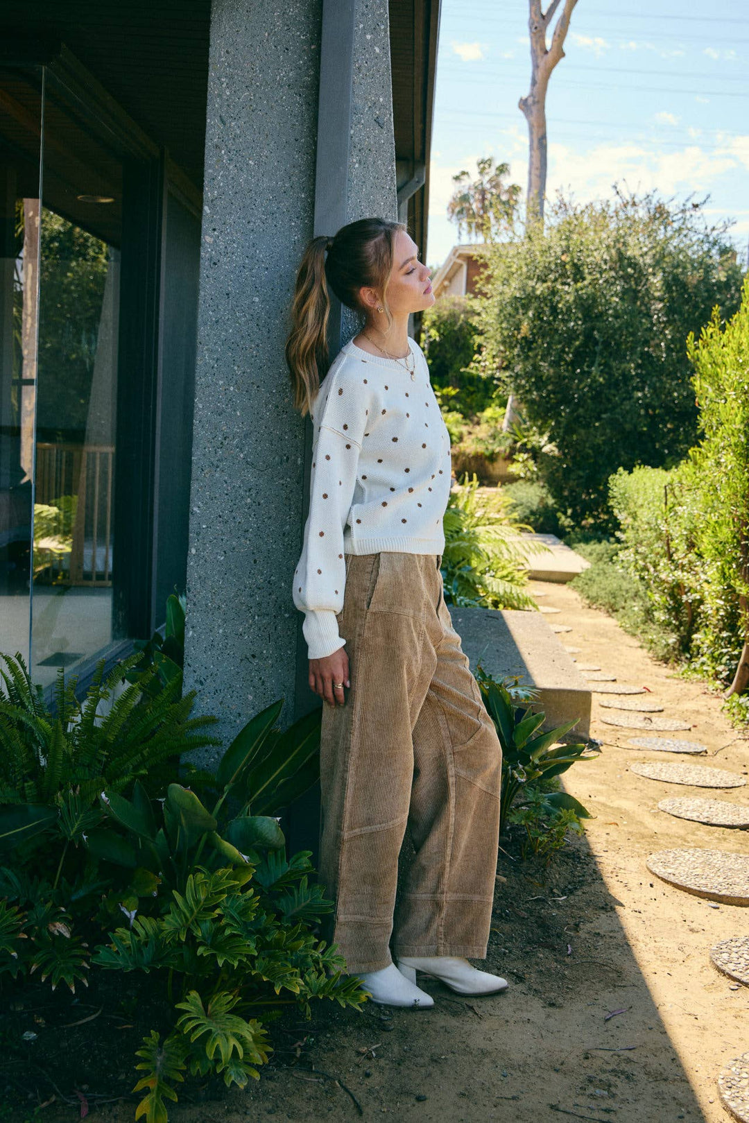 The Margot Polka Dot Sweater