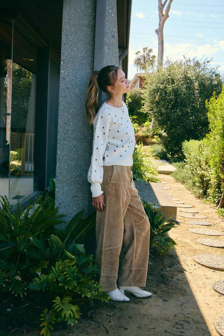 The Margot Polka Dot Sweater