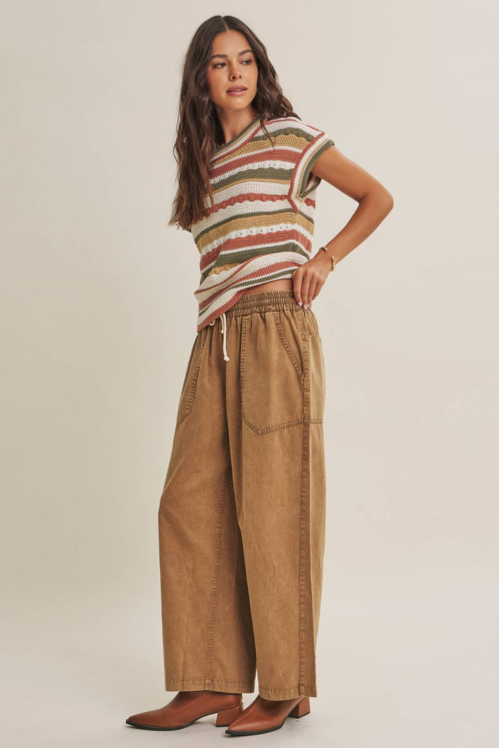 The Morgan Textured Stripe Sweater Vest