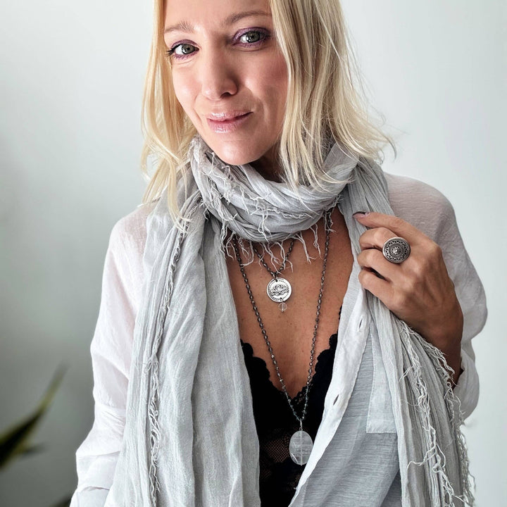 "Remember Who The Fuck You Are" Lotus Original Necklace