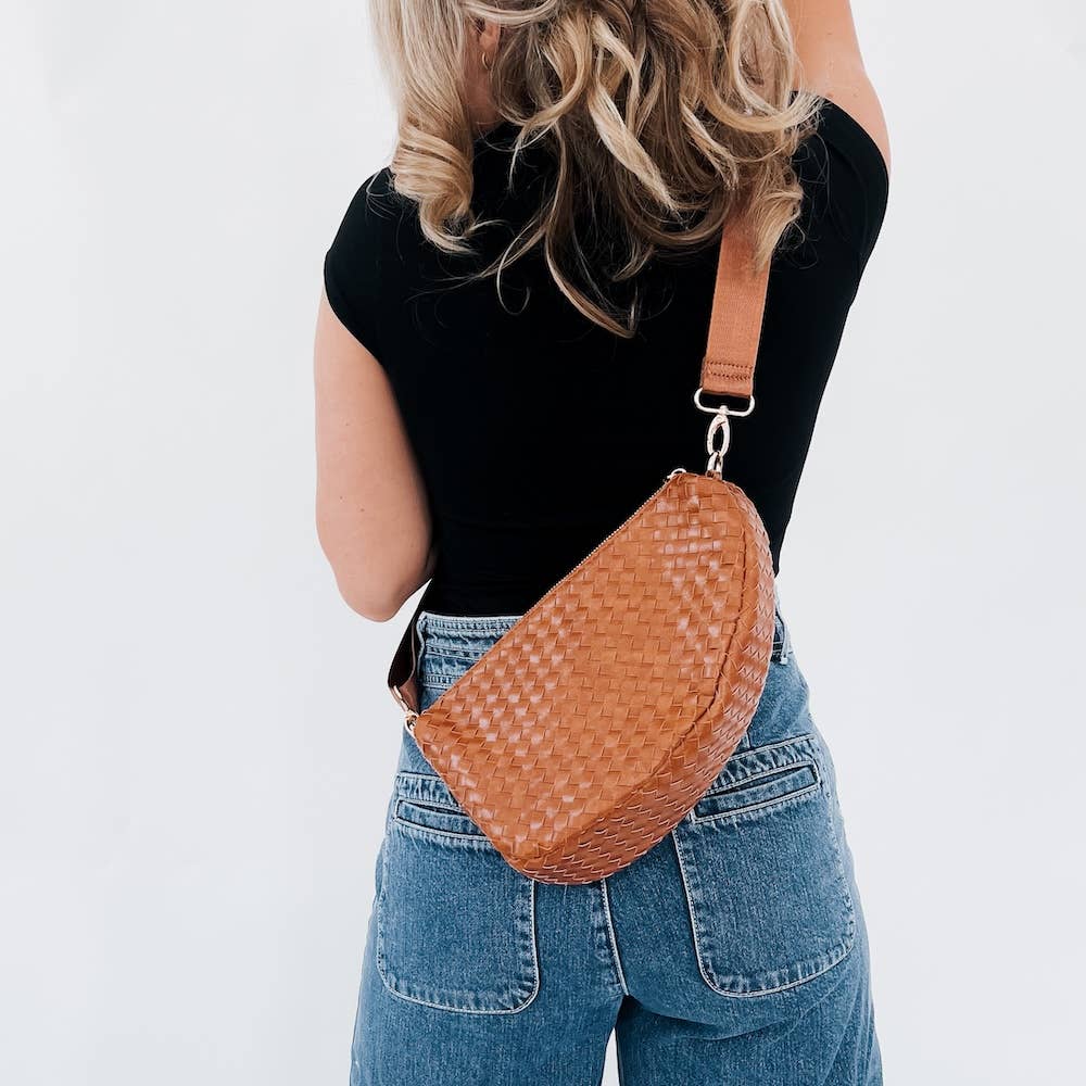 Romee Woven Saddle Bag