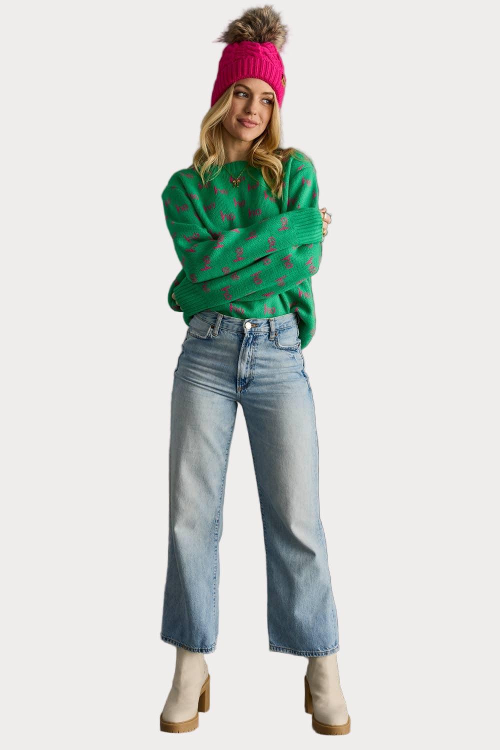 Ho Ho Ho Holiday Sweater