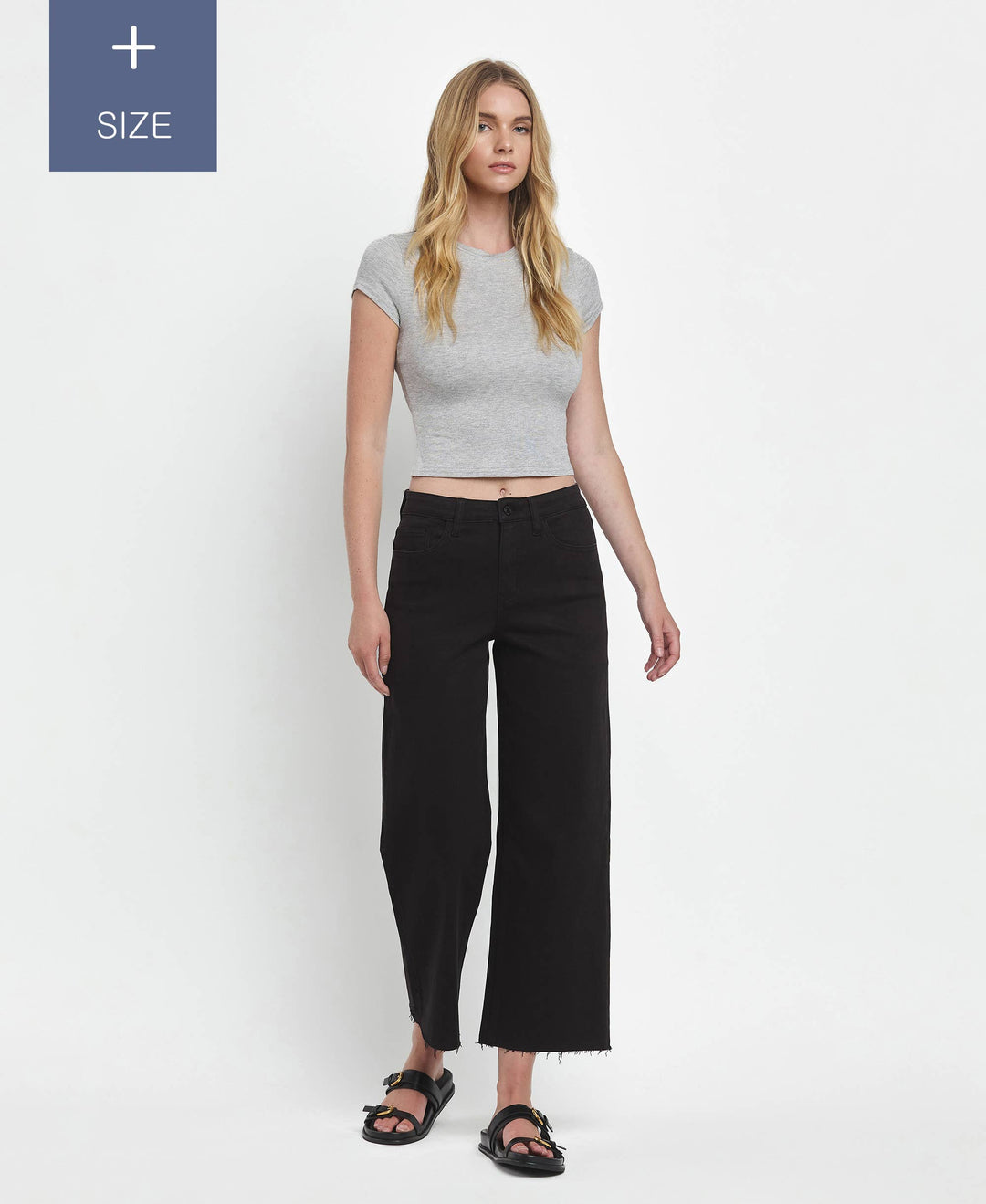 Olivia Wide Leg Jeans | Plus