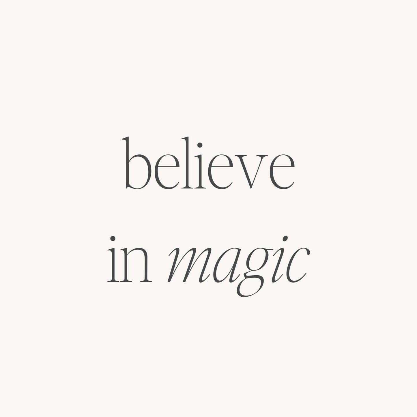 Believe in Magic (A Moment of Magic Foundation)