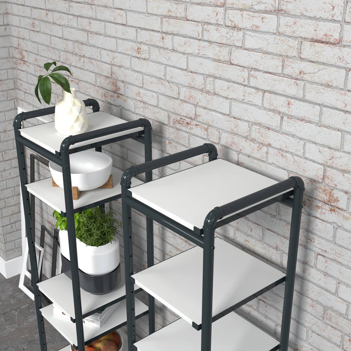 Pipeline Etagere Retail Display Tower - Grey Frame