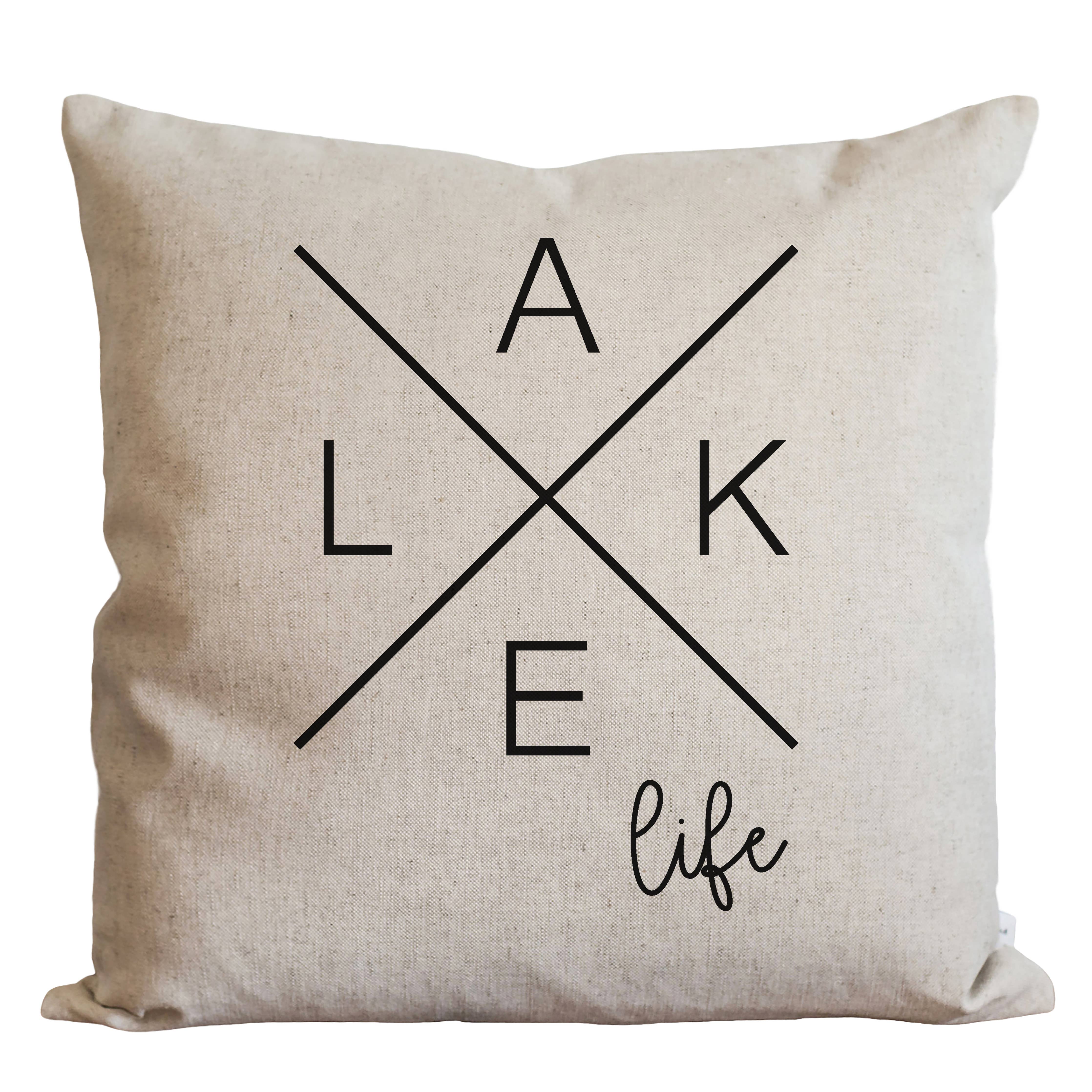 Lake Life Pillow Cover