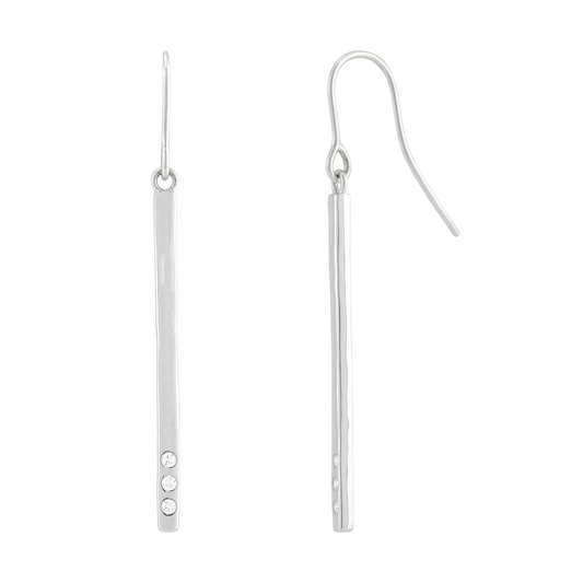 Silpada 'Clear Lines'  Sterling Silver Drop Earrings