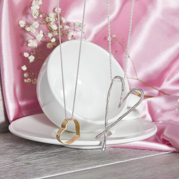 'Love Song' Sterling Silver Pendant Necklace