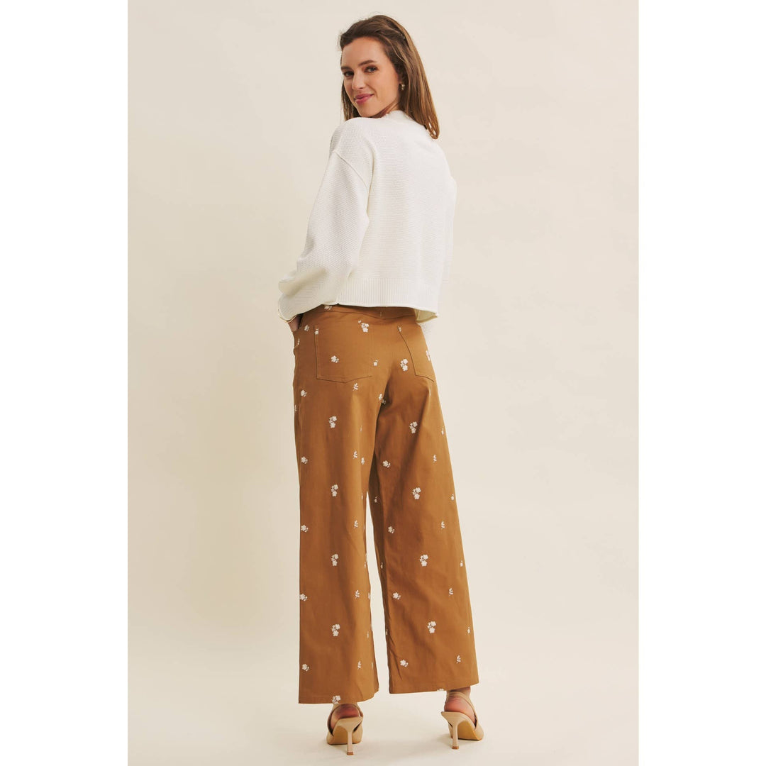 Waffle Knit Balloon Sleeve Cardigan | Cropped Sweater