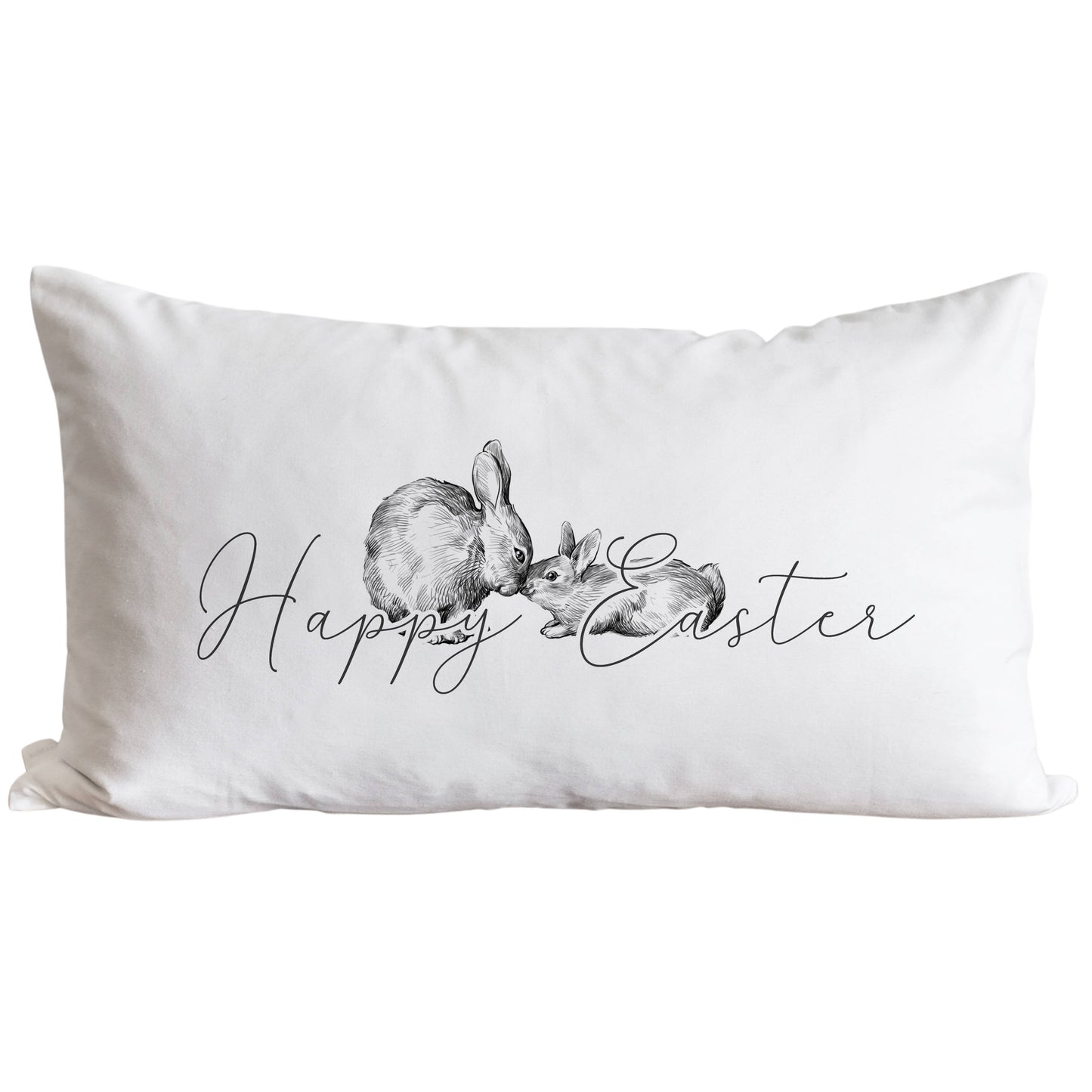 Easter Bunnies Pillow Cover