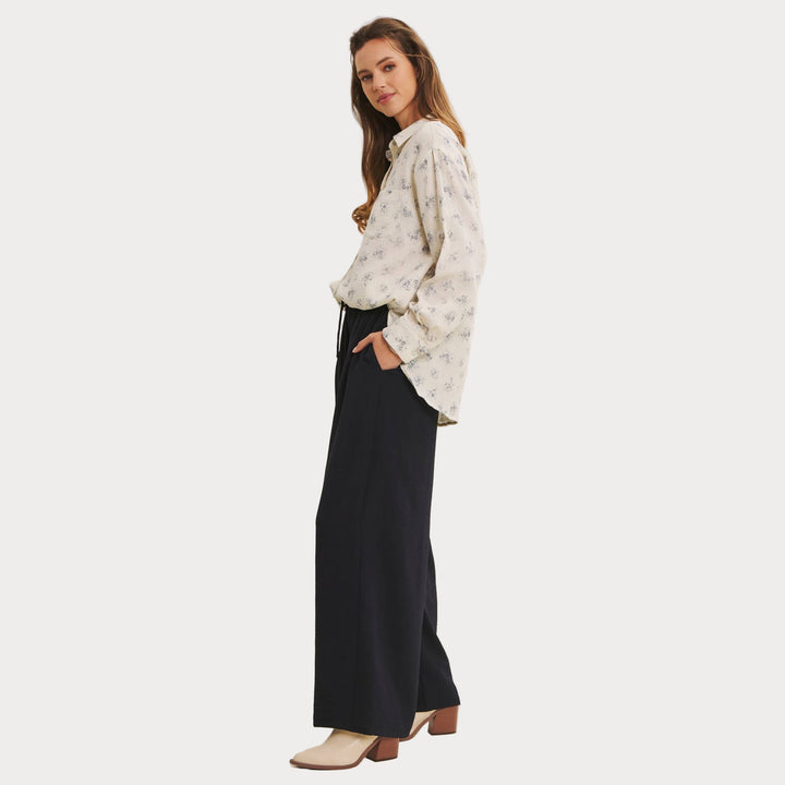 Airy Cotton Gauze Floral Shirt | Relaxed Oversized Button-Down