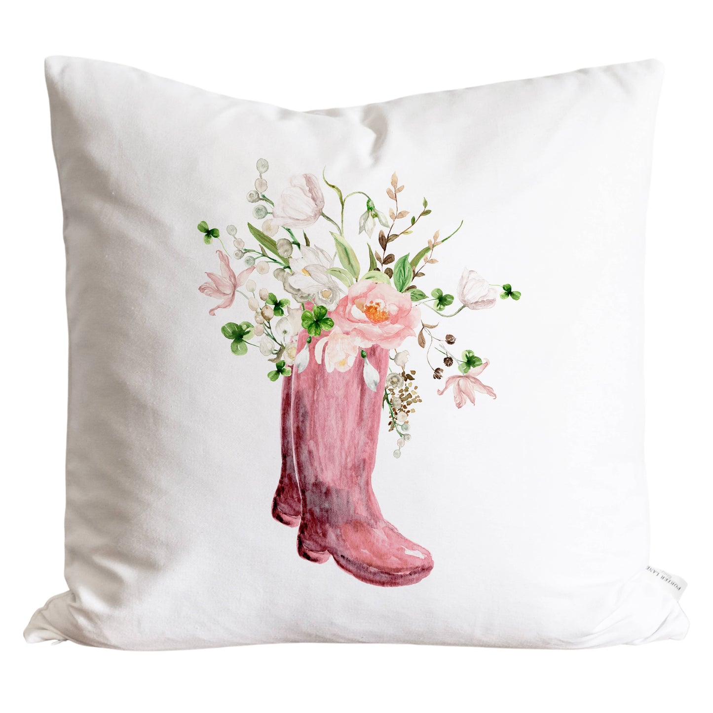 Spring Boots Pillow Cover