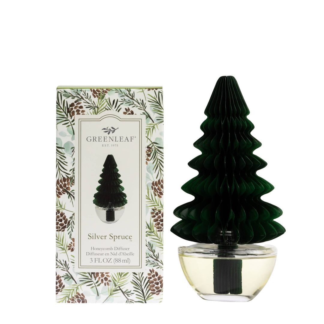 Silver Spruce Honeycomb Diffuser 4pk | Holiday