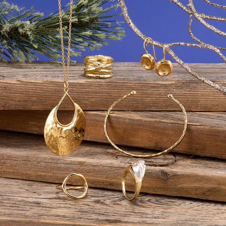 'Prized Possession' 14K Gold-Plated Silver Earrings