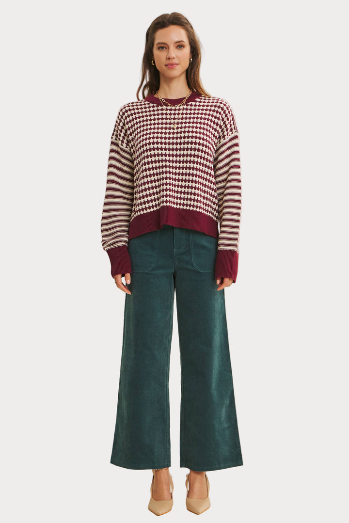 Cozy Textured Pullover Sweater
